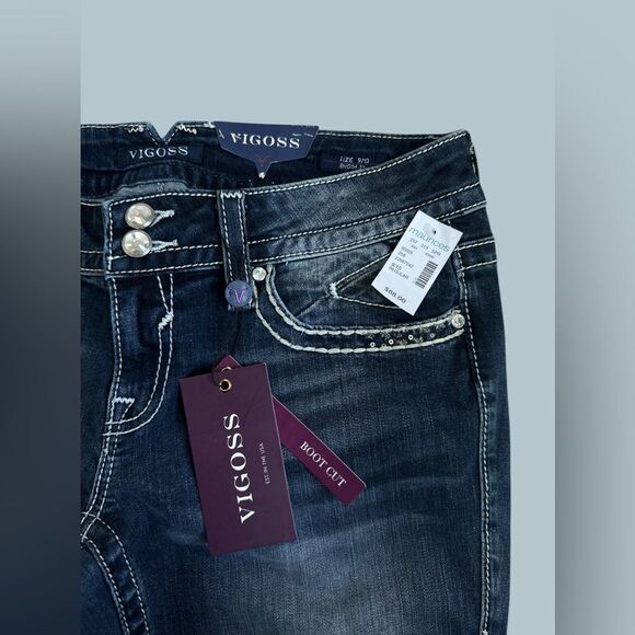 🏷️NWT Vigoss Chelsea Bootcut Jean - Picture 2 of 5